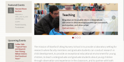 Bing Nursery School cropped homepage screenshot